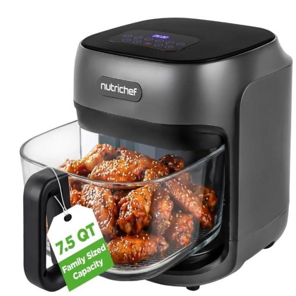 NutriChef Family 7.5qt Air Fryer, SWISSGEAR Sion Soft Side Expandable Spinner Luggage, GCI FirePit Rockers -MSRP $1,814