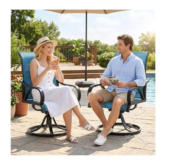 DWVO Swivel Patio Chairs, Yeryork Adjustable 5000PSI Pressure Washer, Trygoal 10x30 Canopy Tent, VEVOR - MSRP $1,472