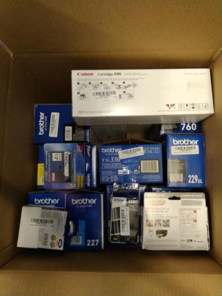 Printer Ink & Toner - Brother, Canon, Epson - MSRP $1,811
