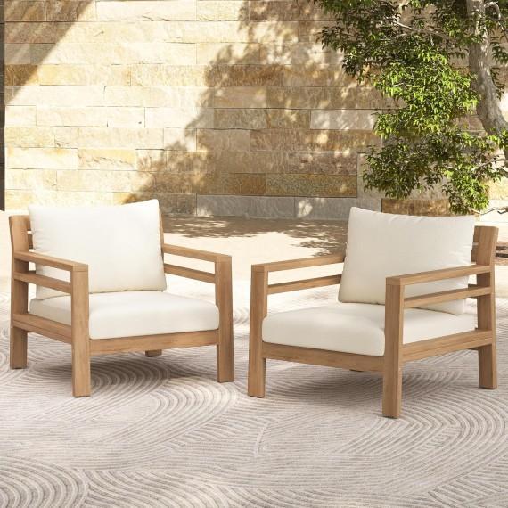Merax Outdoor Club Chairs, Dolria Chandelier, Moen Wave Sensor Kitchen Faucet - MSRP $2,407