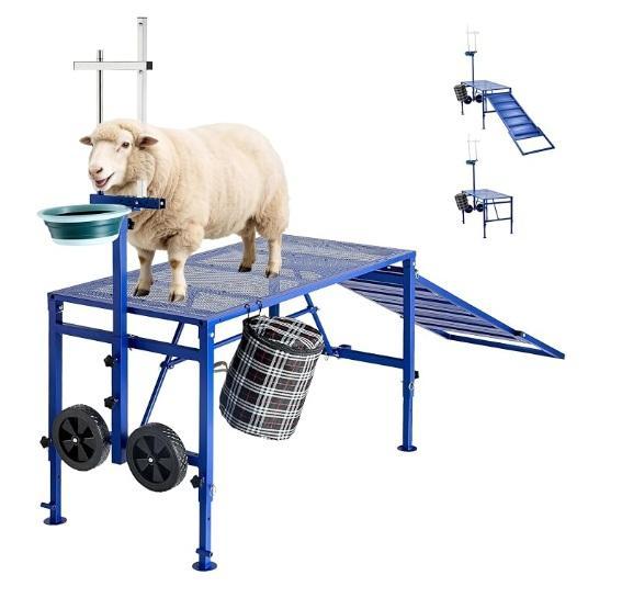VEVOR Goat Milking Stands, DUMOS Over-The-Toilet 4-Tier Storage Rack, SONGMICS Wide Jewelry Organizer - MSRP $1,024