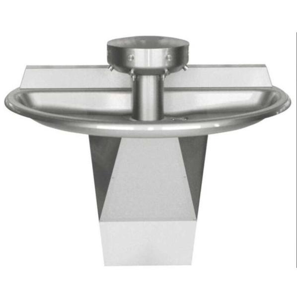 Bradley 54" Semi- Circular Floor Mount Wash Fountains - MSRP $18,000