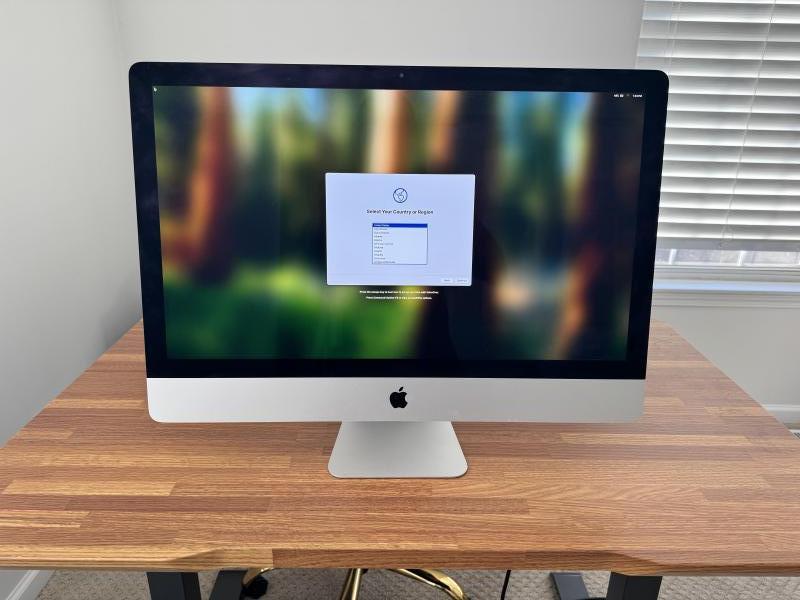 (2) 27 inch Apple iMac All In One Desktop Tested & Ready to use