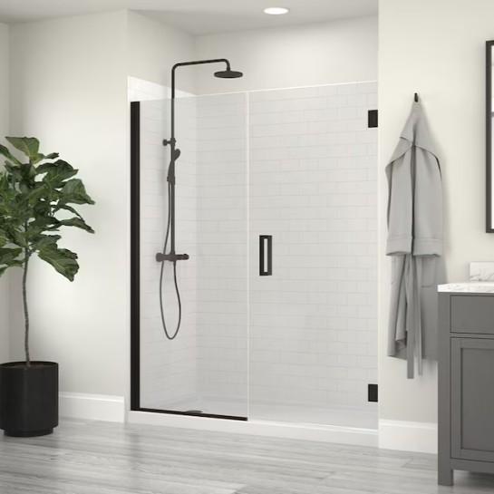 Miseno MSD6074-CLH-FB Frameless Shower Door - MSRP $765