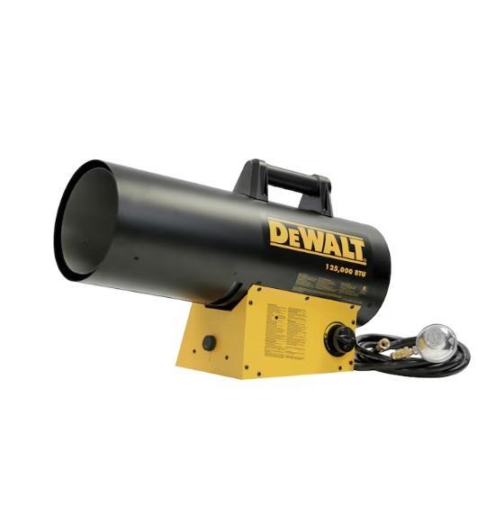 DEWALT Forced Air Propane Heater, Harbor Breeze Calverton 52in LED Mount Ceiling Fan, Kobalt Cord Reel - MSRP $2,238