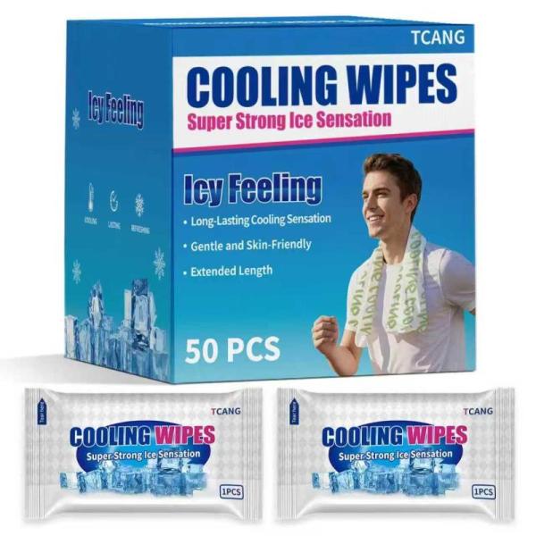 Amazon Clearance - Beauty- TCANG 30 Pack Cooling Body Wipes, 3 PCS Peel Off Eyebrow Gel Kit - MSRP $7,133