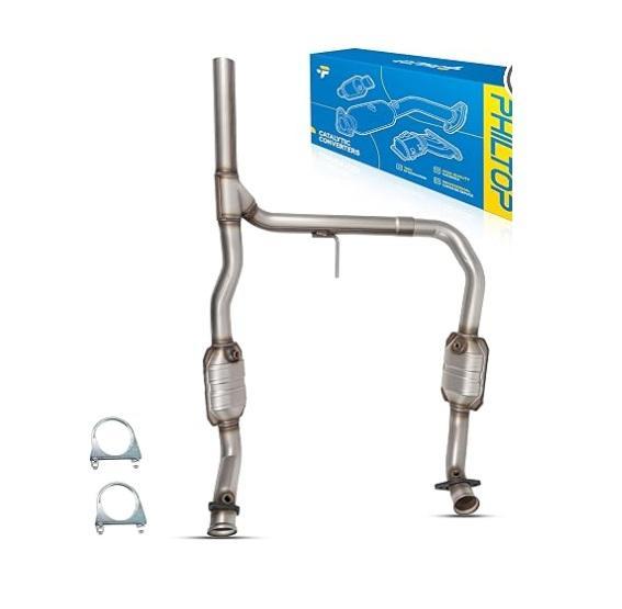 PHILTOP Left &Right Ford Catalytic Converter, Front Left Air Suspension Mercedes-Benz Strut Shock Absorber -MSRP $1,556