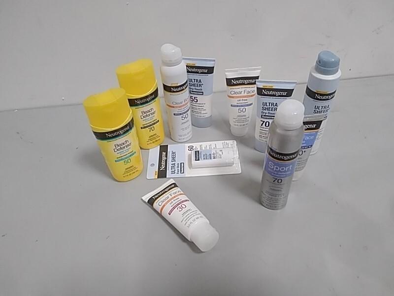 Health and Beauty - Coppertone Sport SPF 50, Neutrogena Age Shield Sunscreen - MSRP $9,895