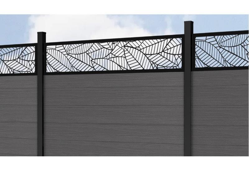 Housewares - All-Aluminum Rust-Resistant Decorative Privacy Screen Fence Insert, 26in Faux Leather Stools - MSRP $2,137