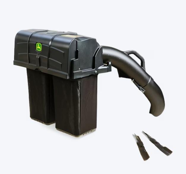 John Deere 100 Series Riding Mower Bagger, Harbor Breeze Outermark Easy2Hang 60in LED Ceiling Fan - MSRP $3,165