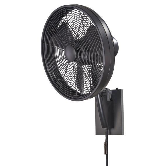 MinkaAire F307-MBK Indoor / Outdoor Wall Mount Fan - MSRP $554