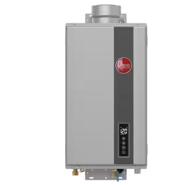 Plumbing - Rheem Tankless Water Heater, Fulorni, Elkay, SINKOLOGY, KeonJinn, Everbilt, Diversitech - Est Retail $2,902