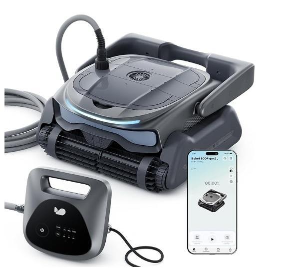 BUBLUE Bubot 800P Robotic Pool Cleaner, CHER-BUEATY Medicine Cabinet, 110V-120V Small Under Sink Tank - MSRP $1,571