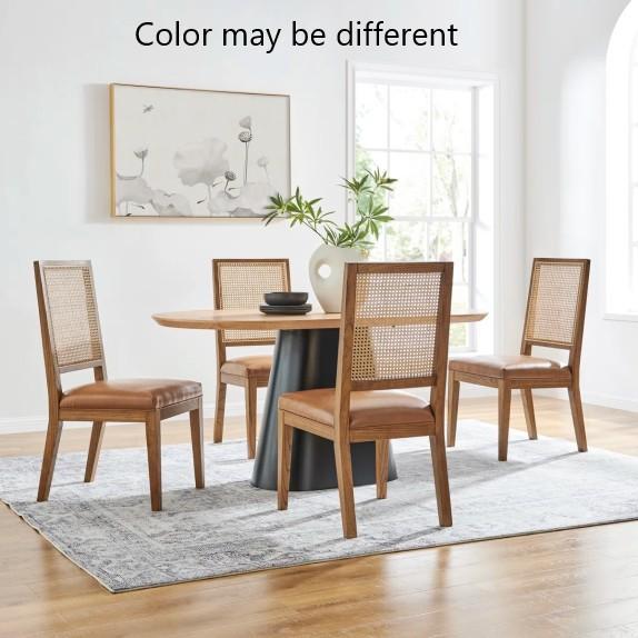 Furniture - Beckmann Side Chair Set of 2, Bontrager Dining Chair Set of 2, Derrida Nightstand - MSRP $1,708