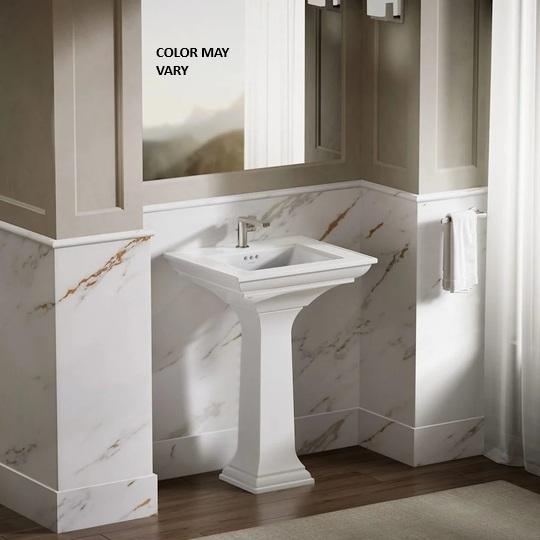 Kohler K-29999-1-96 Fireclay Pedestal Bathroom Sink - MSRP $531