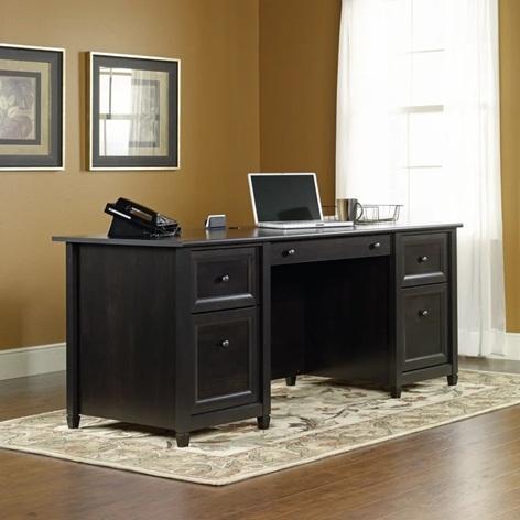 TRUCKLOAD - Sauder Edgewater Executive Desk, Filing Cabinet, Sharper Image S600 Heated Massage Chair - MSRP $13,248