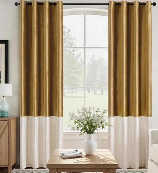 Housewares- Velvet Blackout 70-80% Drapes, Anaheim Plaid Thermal Fleece Curtain, Milk Jug Metal Planter -MSRP $1,235