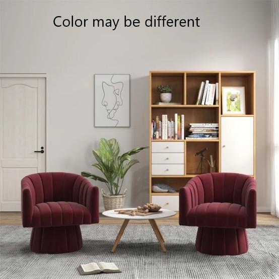 Furniture - Izabell Velvet Swivel Barrel Chair, Kymberlynn Swivel Bar Stool, Romatlink Dinette Set - MSRP $1,353