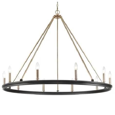 Millennium Lighting 9510-MB/MG Taper Candle Style Chandelier - MSRP $913