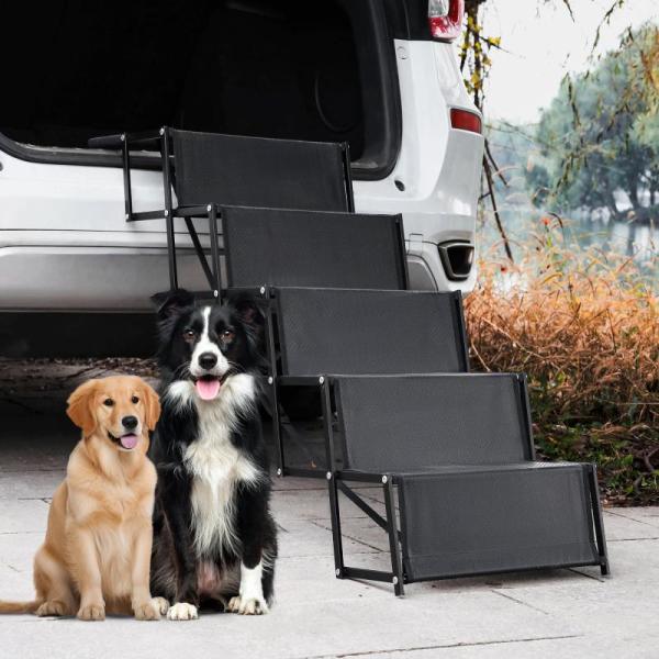 Amazon Clearance - Pet Products - Marudina 5-Step Dog Ramps, Otpuskay Dog Knee Braces, Spajoy Dog Brace, Anifam Cat Feeder - MSRP $7,467