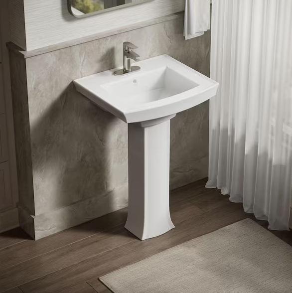 Pallet of Eight Archer Pedestals Legs, White - Est Retail $1,557