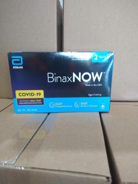Health & Beauty- BinaxNOW COVID-19 Antigen Self Test, 2 ct. - MSRP $1,071