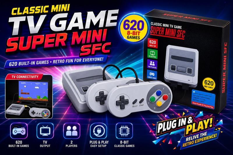 SuperMini TV Game Console with 620 Built In Games EST MSRP $5,000