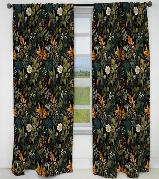 Housewares - Rustic Wilderness Cottage Charm Blackout 1-Panel Floral Curtain, Citrus Juicer, Picture Frame -MSRP $3,230