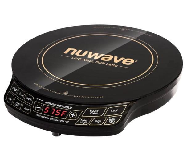 Nuwave Induction Cooktop, Giraffe Garden Hose Reel, Cobens Suitcase Set - MSRP $1,790