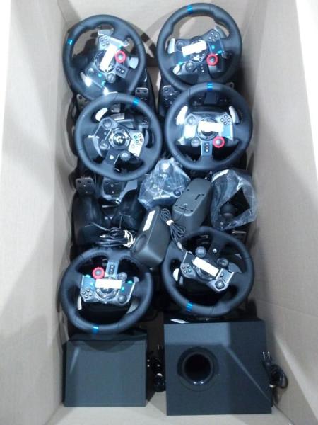 Consumer Electronics- Logitech G29 Wheels, Z407 Bluetooth computer speakers - MSRP $2,099