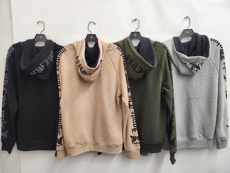 MEN`S BRANDED HOODIES BY TAPOUT BRAND MSRP $5,760