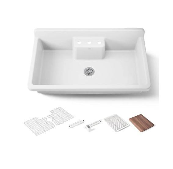 Home Decor & Plumbing - Kohler, James Martin Vanities, JONATHAN Y, Miseno - MSRP $6,378
