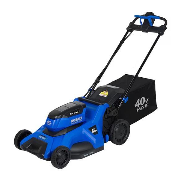Kobalt 40V Mower, EGO 56V String Trimmer, SMX Surface Cleaner - MSRP $5,720