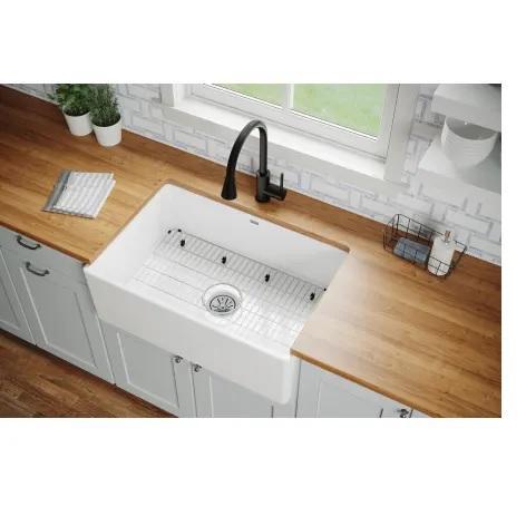 Elkay SWUF28179WHC Fireclay Kitchen Sink - MSRP $692
