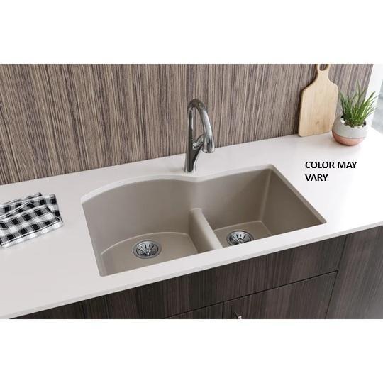Elkay ELXHU3322RPA0 Quartz Composite Kitchen Sink - MSRP $604