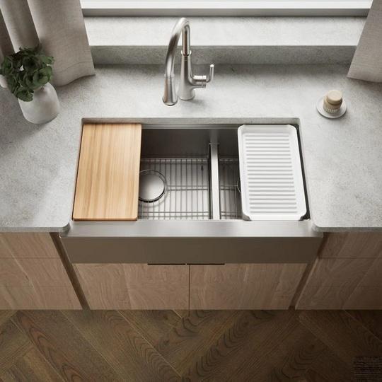 Kohler K-33658-PC-NA Stainless Steel Kitchen Sink - MSRP $1,474