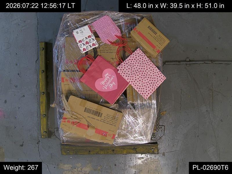 Pallet of Festive Voice Gift Bags & Tissue Paper - MSRP $1,413