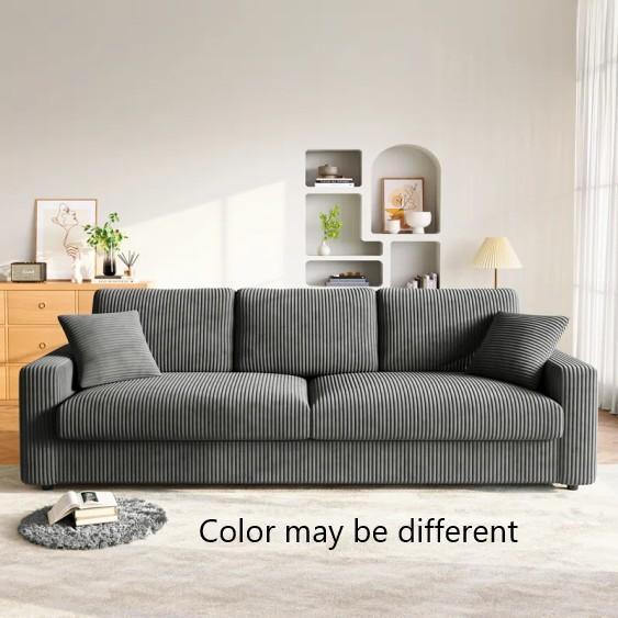 Furniture - Mercer41 Corduroy Sofa, Latitude Run Sectional, Cambelle Patio Seating Group - MSRP $1,422