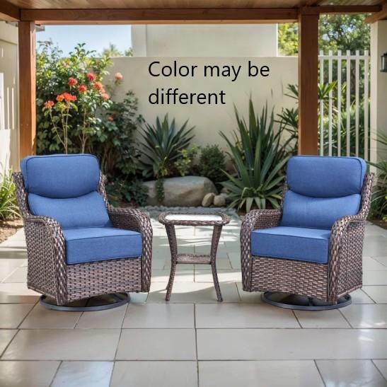 Furniture - Deb Patio Conversation Set, Darlington Counter Stool, Hausource Console Table - MSRP $2,394