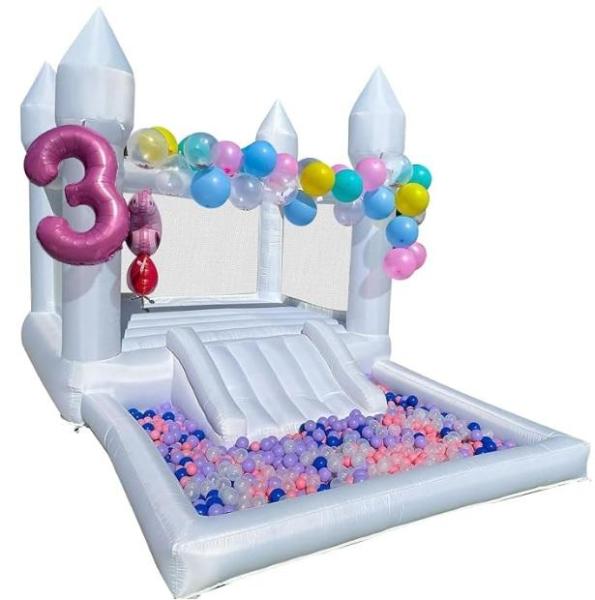 iLink-outer White Bounce House, Tescruant Rustic French Country Chandelier, Deer Repellent Device - MSRP $1,250