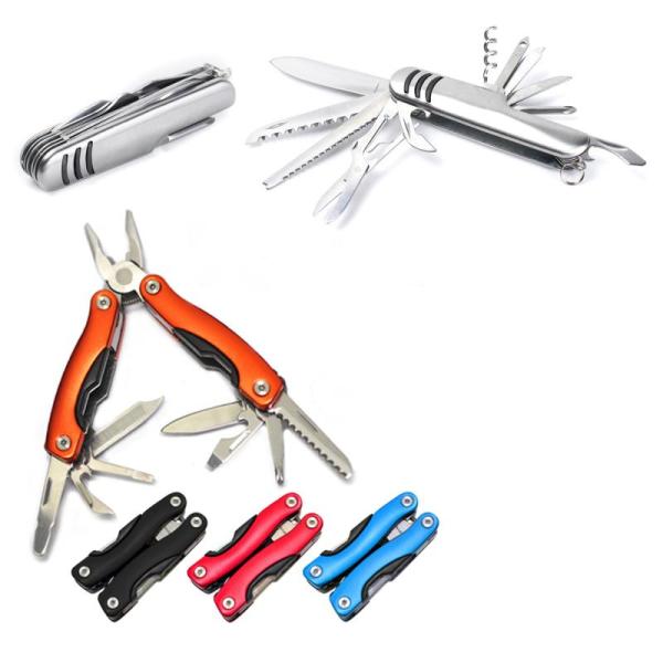 Multi-Functional Stainless Steel Pocket Tool Chest Knife Plier Mixed