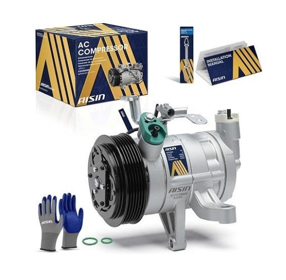 AISIN AFTERMARKET ACCF-00844 Subaru AC Compressor, Nuzzle Firm Pillows Standard, Rolling Salon Tray - MSRP $1,341