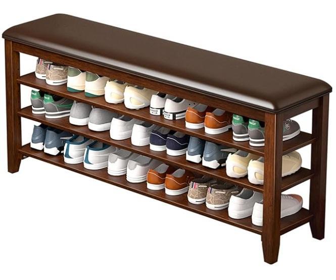 Taitiy Shoe Bench Storage Rubberwood, B10 Bed Cooling System Twin Mattress Pad, Folocy 18.125" Grill Tray - MSRP $2,286