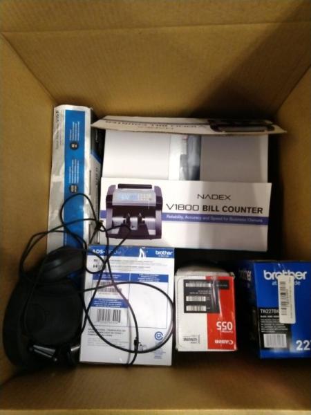 Electronics - Brother Desktop Scanner, Nadex Bill Counter, Epson Flatbed Scanner - MSRP $2,115