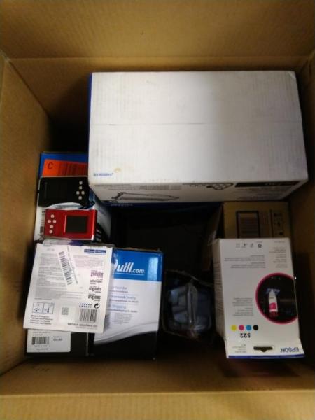 Electronics - Epson Workforce Scanner, Canon Cyan Toner, Vivitar Digital Camera - MSRP $2,532