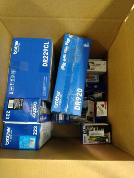 Electronics - Brother Toner Cartridges, Ring Video Doorbell, Epson Ink Cartridges - MSRP $2,572