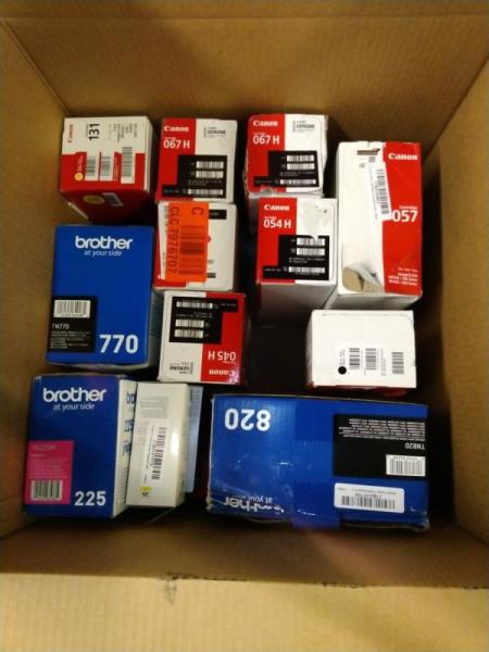 Printer Ink & Toner - Canon, Brother, Epson - MSRP $2,478