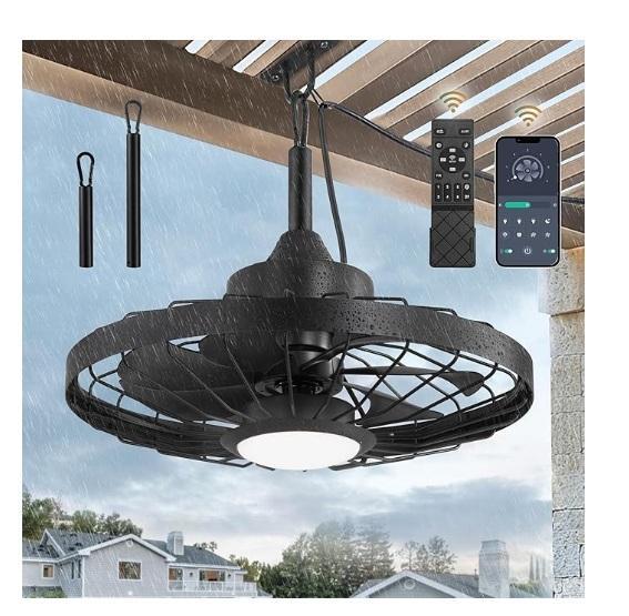 LEDIARY 20" Outdoor Ceiling Fan, Kohree RV Fresh Water Pump, Jewlri Air Cam Tall Walking Boot, Bedsure - MSRP $1,008