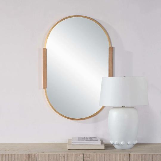 Ren Wil MT2556 Oval Framed Accent Mirror - MSRP $702
