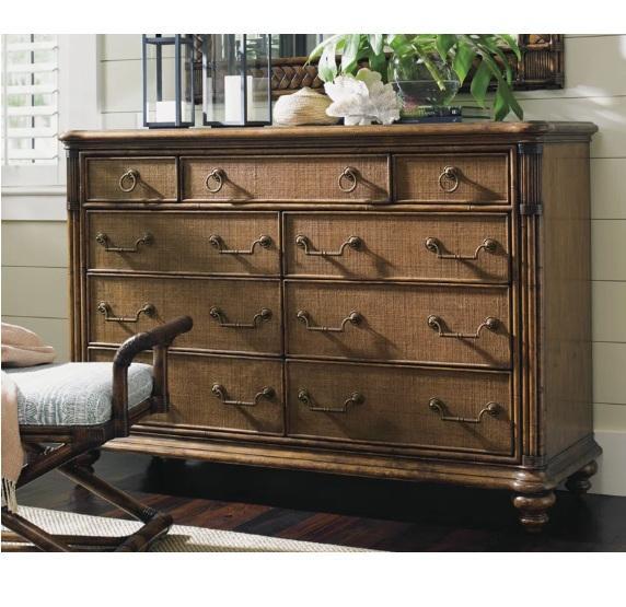 TRUCKLOAD - Housewares - Bali Hai Breakers Double Dresser, Topazio Hanging Shelves 86.7" Armoire, Bench - MSRP $57,818
